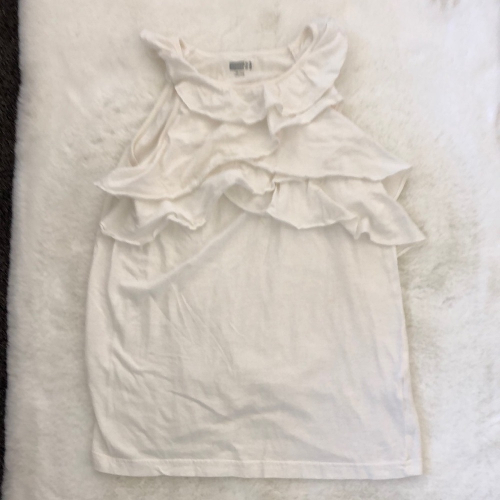 Crazy 8 ruffle tank top size 14